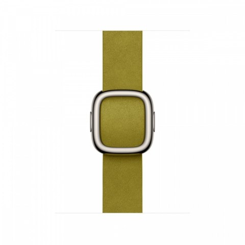 Pasek w kolorze zieleni Chartreuse z klamrą nowoczesną do koperty 42 mm - rozmiar S