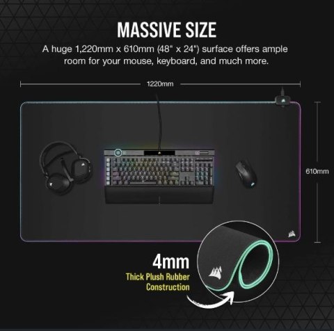 Podkładka pod mysz MM700 RGB 3XL Podkładka pod mysz MM700 RGB 3XL