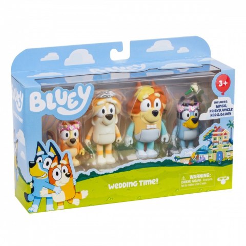 Figurki Bluey Wesele wujka 4-pak Figurki Bluey Wesele wujka 4-pak