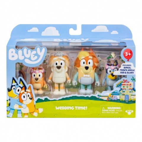 Figurki Bluey Wesele wujka 4-pak Figurki Bluey Wesele wujka 4-pak