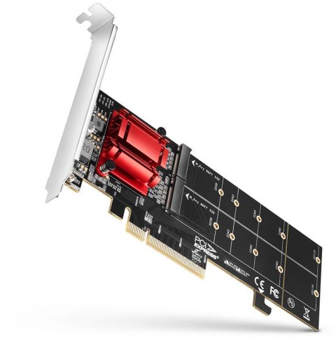 Adapter Axagon PCEM2-ND PCIe 2x NVME M.2 Adapter Axagon PCEM2-ND PCIe 2x NVME M.2