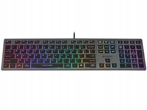 Klawiatura przewodowa A4tech FStyler FX60H Neon Backlit Klawiatura przewodowa A4tech FStyler FX60H Neon Backlit