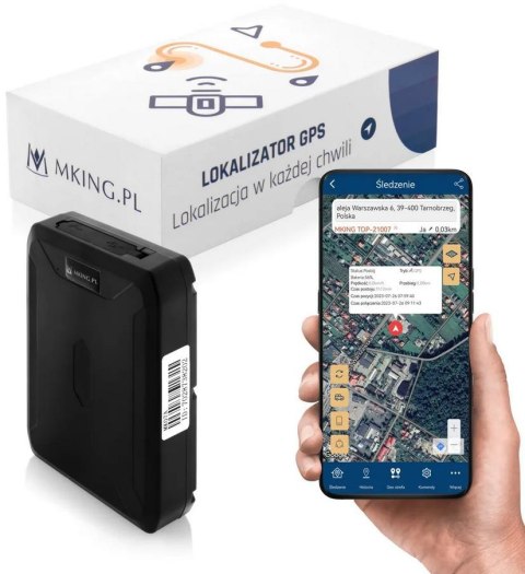 Lokalizator GPS Mking MK07A 120 dni Magnes Śledzenie Podsłuch Lokalizator GPS Mking MK07A 120 dni Magnes Śledzenie Podsłuch