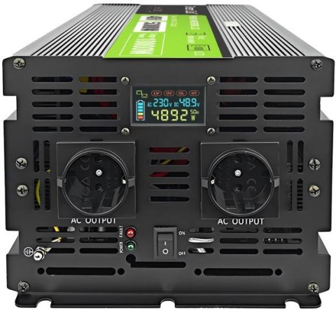 PRZETWORNICA NAPIĘCIA Green Cell PowerInverter LCD 48V / 230V 5000/10000W CZYSTA SINUSOIDA PRZETWORNICA NAPIĘCIA Green Cell PowerInverter LCD 48V / 230V 5000/10000W CZYSTA SINUSOIDA