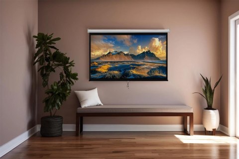 Ekran projekcyjny zwijany ręcznie 100" 16:9 Ekran projekcyjny zwijany ręcznie 100" 16:9