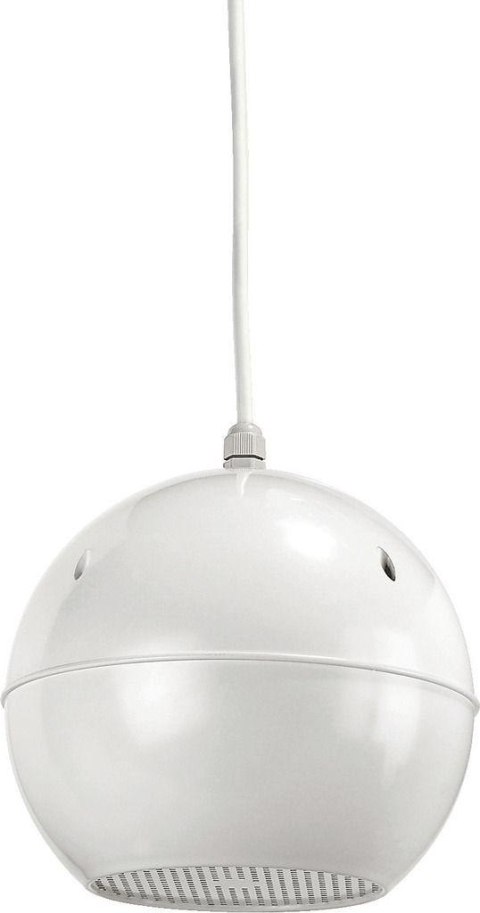 Głośnik kulowy PA MONACOR EDL-412/WS odporny na wilgoć Technika 100V lub 8Ω biały Głośnik kulowy PA MONACOR EDL-412/WS odporny na wilgoć Technika 100V lub 8Ω biały