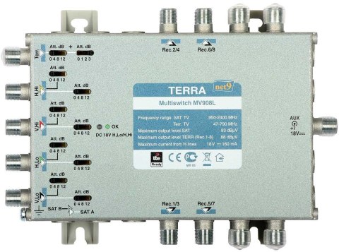 MV908L Terra - Multiswitch 9/8 (R70858) MV908L Terra - Multiswitch 9/8 (R70858)