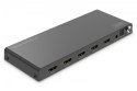 Rozdzielacz/Splitter HDMI 1x4, 8K/60Hz (4:4:4) z HDR, 48 Gbps, HDCP 2.3. Toslink / Stereo, EDID