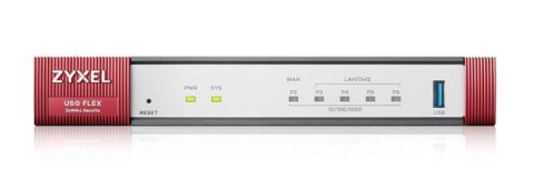 Firewall USG FLEX 50 H, 5 Gigabit user-definable ports, 1*USB with YR Entry Defense Pack Firewall USG FLEX 50 H, 5 Gigabit user-definable ports, 1*USB with YR Entry Defense Pack