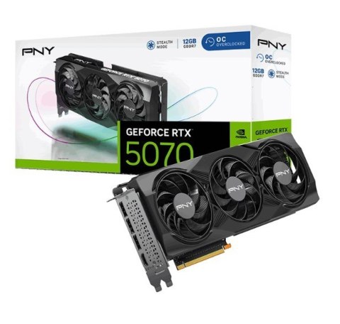 Karta graficzna GeForce RTX5070 OC 3F 12GB 192-bit 672GB/s Karta graficzna GeForce RTX5070 OC 3F 12GB 192-bit 672GB/s