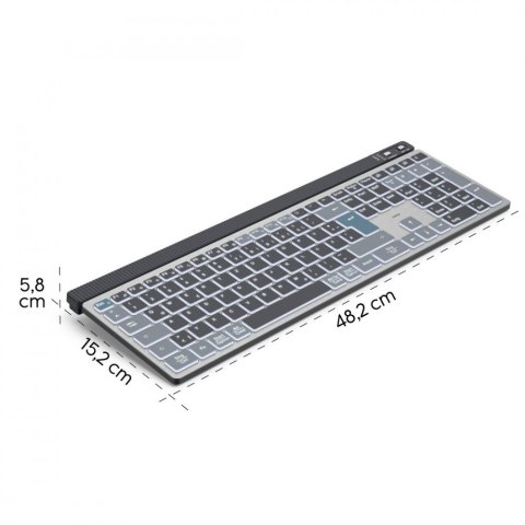 Klawiatura WK-750 multi device Czarna Klawiatura WK-750 multi device Czarna