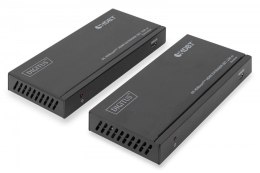 Przedłużacz / Extender HDMI HDBaseT 150m kat.5e/6/74K 60Hz PoC (Power over Cable) IR audio (zestaw)
