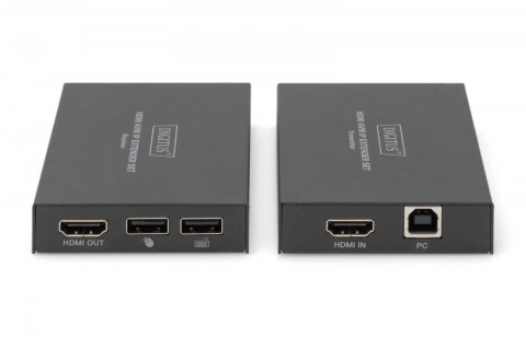 Przedłużacz / Extender KVM HDMI+USB 150m po kat.5e UTP/IP 1080p FHD 60Hz audio (zestaw) Przedłużacz / Extender KVM HDMI+USB 150m po kat.5e UTP/IP 1080p FHD 60Hz audio (zestaw)