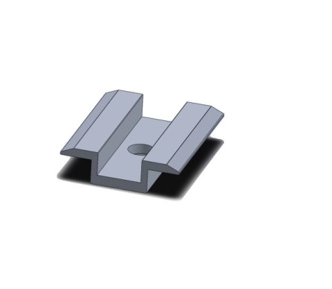 Klema środkowa L50 srebrna CORAB XPF_KL014 Klema środkowa L50 srebrna CORAB XPF_KL014