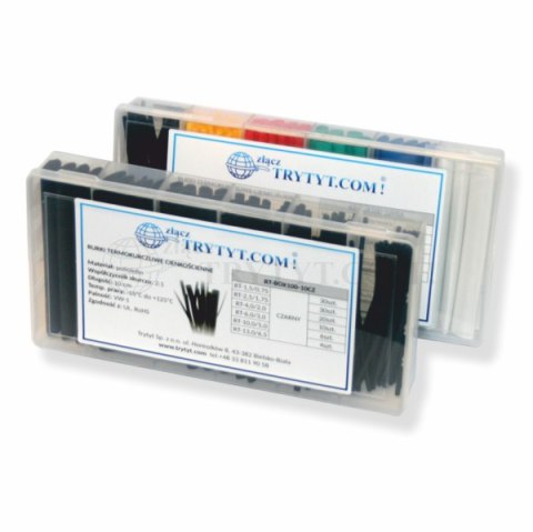 Zestaw rurek termokurczliwych kolorowych RT-BOX100-10MIX Zestaw rurek termokurczliwych kolorowych RT-BOX100-10MIX