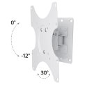 Uchwyt ścienny do TV 19-37cali LED/LCD obrotowy uchylny biały