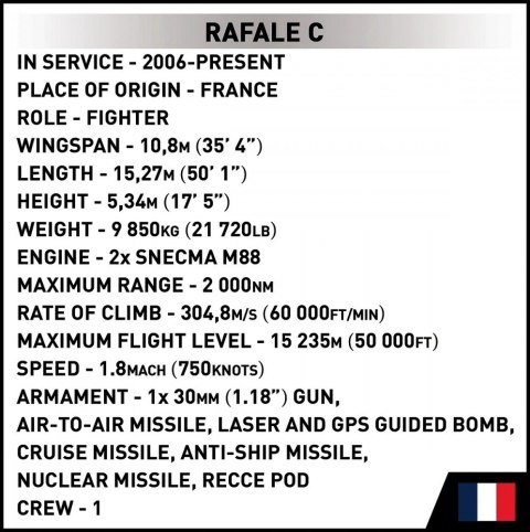 Klocki Rafale C 551 klocków Klocki Rafale C 551 klocków