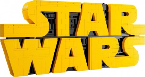 Klocki Star Wars 75407 Logo Star Wars zbudowane z klocków Klocki Star Wars 75407 Logo Star Wars zbudowane z klocków