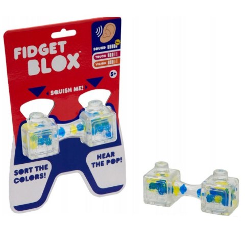 Spinner Fidget Blox Squish Me niebieski Spinner Fidget Blox Squish Me niebieski