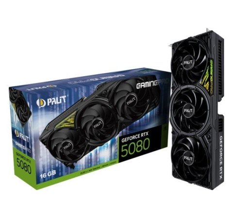 Karta graficzna GeForce RTX 5080 GAMING PRO V1 16GB GDDR7 256bit 3DP/HDMI Karta graficzna GeForce RTX 5080 GAMING PRO V1 16GB GDDR7 256bit 3DP/HDMI