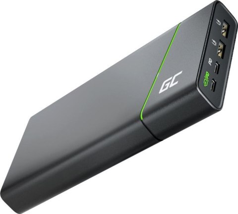 POWERBANK Green Cell PowerPlay Ultra 26800mAh SZYBKIE ŁADOWANIE 128W 2x USB-C PD 2x USB-A UC POWERBANK Green Cell PowerPlay Ultra 26800mAh SZYBKIE ŁADOWANIE 128W 2x USB-C PD 2x USB-A UC