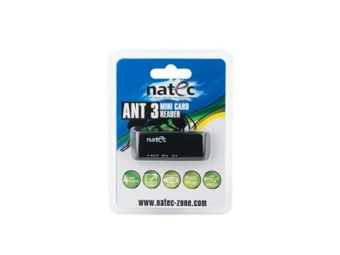 Czytnik kart pamięci ANT 3 Mini (SDHC/MMC/M2/Micro SD) Black Czytnik kart pamięci ANT 3 Mini (SDHC/MMC/M2/Micro SD) Black