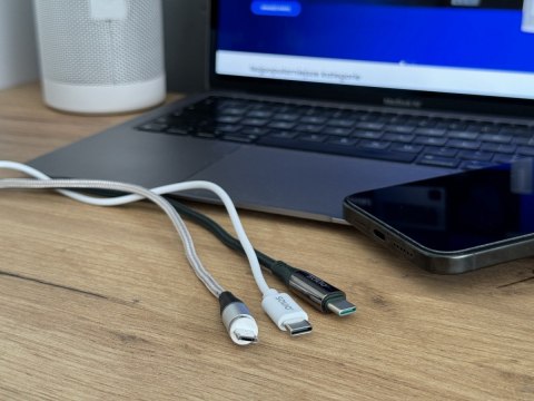 Kabel USB-C do mini-Jack CL-188 2m Kabel USB-C do mini-Jack CL-188 2m