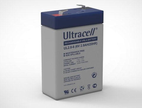 Akumulator AGM ULTRACELL UL 6V 2.8Ah Akumulator AGM ULTRACELL UL 6V 2.8Ah