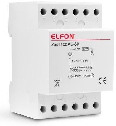 ZASILACZ AC-30 15V 2A ELFON OPTIMA ZASILACZ AC-30 15V 2A ELFON OPTIMA