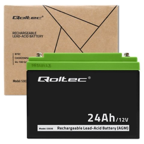Akumulator AGM | 12V | 24Ah | max.7.2A Akumulator AGM | 12V | 24Ah | max.7.2A