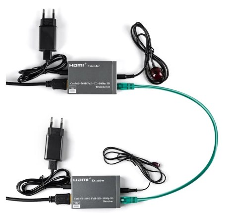 Konwerter HDMI na LAN Spacetronik SPH-HLC6IR2 Konwerter HDMI na LAN Spacetronik SPH-HLC6IR2