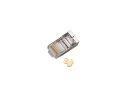 Wtyk przelotowy RJ45 STP kat.5e (opakowanie 100 sztuk) Wtyk przelotowy RJ45 STP kat.5e (opakowanie 100 sztuk)