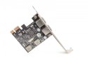 Kontroler USB 3.0 PCIe, 2x USB 3.0, Low Profile, Chipset UPD720202 Kontroler USB 3.0 PCIe, 2x USB 3.0, Low Profile, Chipset UPD720202