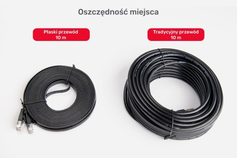 Unitek Kabel sieciowy płaski Ethernet Cat.7 10m Unitek Kabel sieciowy płaski Ethernet Cat.7 10m