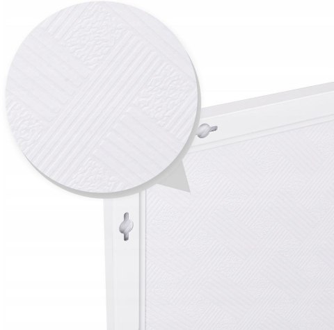 Zestaw Panel grzewczy IR CRONOS Carbon P800 White