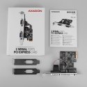 PCEA-S2N Kontroler PCIe 2x port szeregowy RS232 250 Kbps, w zestawie SP & LP PCEA-S2N Kontroler PCIe 2x port szeregowy RS232 250 Kbps, w zestawie SP & LP