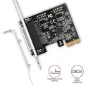 PCEA-P1N Kontroler PCIe 1x port równoległy LPT, w zestawie SP & LP PCEA-P1N Kontroler PCIe 1x port równoległy LPT, w zestawie SP & LP