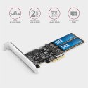 PCES-SA4M2 Kontroler PCIe 2x wewnętrzny port SATA 6G + 2x wewnętrzny port M.2 B-key SATA, SP & LP PCES-SA4M2 Kontroler PCIe 2x wewnętrzny port SATA 6G + 2x wewnętrzny port M.2 B-key SATA, SP & LP