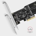 PCES-SA4M2 Kontroler PCIe 2x wewnętrzny port SATA 6G + 2x wewnętrzny port M.2 B-key SATA, SP & LP PCES-SA4M2 Kontroler PCIe 2x wewnętrzny port SATA 6G + 2x wewnętrzny port M.2 B-key SATA, SP & LP