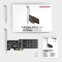 PCES-SA4M2 Kontroler PCIe 2x wewnętrzny port SATA 6G + 2x wewnętrzny port M.2 B-key SATA, SP & LP PCES-SA4M2 Kontroler PCIe 2x wewnętrzny port SATA 6G + 2x wewnętrzny port M.2 B-key SATA, SP & LP