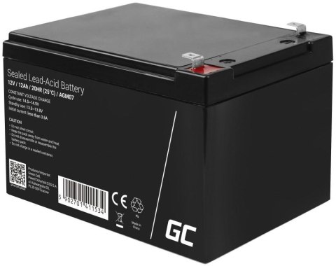 AKUMULATOR AGM Green Cell VRLA 12V 12Ah AKUMULATOR AGM Green Cell VRLA 12V 12Ah