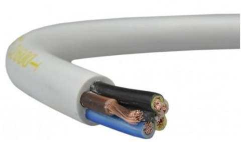 Przewód elektryczny linka OWY 5x1,5mm2 300/500V 1m Przewód elektryczny linka OWY 5x1,5mm2 300/500V 1m