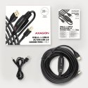 ADR-220B USB 2.0 A-M -> B-M aktywny kabel połączeniowy/wzmacniacz 20m ADR-220B USB 2.0 A-M -> B-M aktywny kabel połączeniowy/wzmacniacz 20m