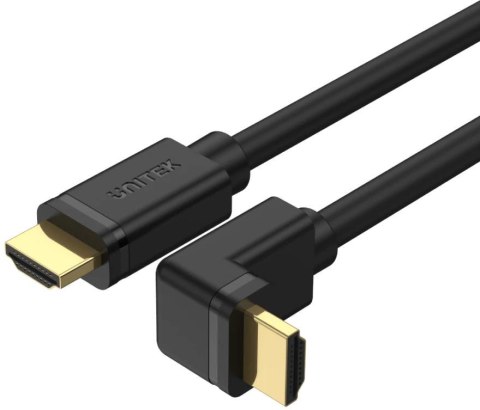 Kabel HDMI Unitek Y-C1002 kątowy HDMI 2.0 90 stopni 4K 3m Kabel HDMI Unitek Y-C1002 kątowy HDMI 2.0 90 stopni 4K 3m