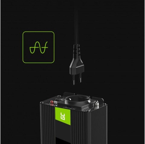 PRZETWORNICA NAPIĘCIA INWERTER Green Cell 12V / 230V 150W/300W CZYSTA SINUSOIDA INV29 PRZETWORNICA NAPIĘCIA INWERTER Green Cell 12V / 230V 150W/300W CZYSTA SINUSOIDA INV29