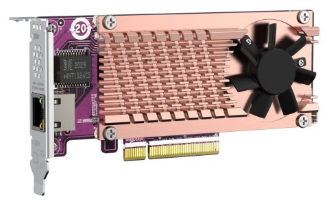 Karta rozszerzeń QM2-2P10G1TB 2xPCIe 1 x Marvell AQC113C Karta rozszerzeń QM2-2P10G1TB 2xPCIe 1 x Marvell AQC113C