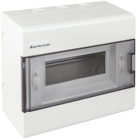 Rozdzielnica modułowa 1x8 natynkowa (N+PE) IP40 SRn-8 Rozdzielnica modułowa 1x8 natynkowa (N+PE) IP40 SRn-8