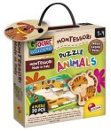 Montessori Puzzle drewniane ze zwierzętami Montessori Puzzle drewniane ze zwierzętami