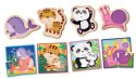 Montessori Puzzle drewniane ze zwierzętami Montessori Puzzle drewniane ze zwierzętami