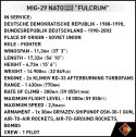 Klocki Armed Forces MiG-29 (East Germany) Klocki Armed Forces MiG-29 (East Germany)
